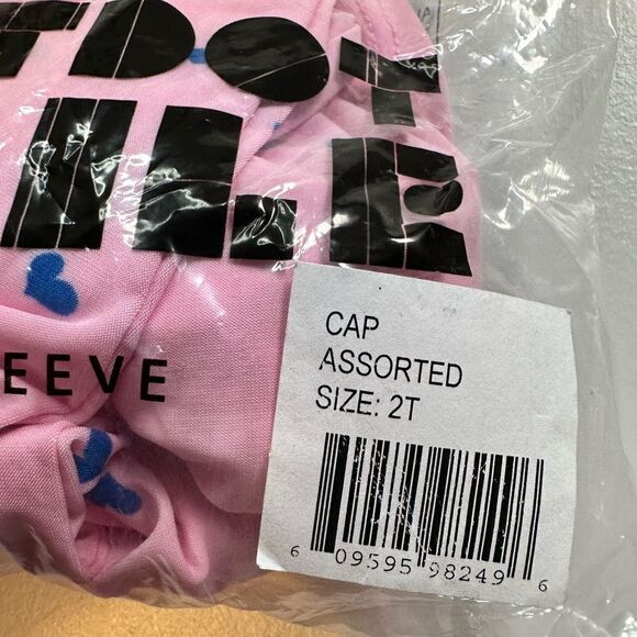 NWT Dot Dot Smile Toddler Girls Pink Dress Blue Hearts Cap Sleeve Fit & Flare 2T - Picture 6 of 6